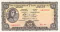 Ireland, Republic Of 5 Pounds, Prefix 91W, 22.1.1964